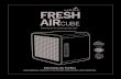 FRESH AIRCUBE - UV Light Air Purifier · 6/2/2019  · Electronic Air Purifier. 2 3 Congratulations on your new FreshAir Cube Your FreshAir Cube comes with a detachable power cord