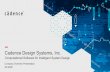 Cadence Design Systems, Inc.€¦ · Company Overview Presentation Q2 2020. ... Major Electronics Industry Trends. Deep Learning and Data Science. System Optimization. Silicon Optimization.