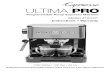 Programmable Pump Espresso Machine · 2017-10-11 · coffee grounds are added and warm the espresso cups. When the machine is powered on, cups can be warmed on the warming tray (Fig