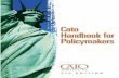 A soup-to-nuts agenda to reduce spending, kill programs, … · 2016-10-20 · CATO HANDBOOK FOR POLICYMAKERS This chapter provides policymakers and the public with an outline of