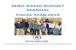 Zero-Based Budget Manual - Fiscal Year 2015€¦ · ZERO-BASED BUDGETING OVERVIEW Zero-based budgeting is a technique used for developing annual budgets that complement the budget