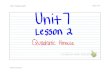 Unit 7 Lesson 2.pdf Page 1 of 8 - MR. CONGLETON...Unit 7 Lesson 2.pdf Made with Doceri Page 8 of 8 Lesona Simplify: 25 = 121 = — If a number is a perfect square, simplify it. If
