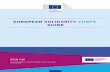 2018 European Solidarity Corps Guide - info-cooperazione.it · Solidarity orps, launched in December 2016, whereby different Union programmes have been mobilised to offer volunteering,