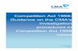 Revised: Competition Act 1998, Guidance on the CMA's ......6.33 The search may cover offices, desks, filing cabinets, electronic devices such as computers, mobile phones and tablets,