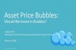 Asset Price Bubbles · Possibility of Bubbles •Market imperfection* •Bubbles exist for good reasons. They actually offer investors better investment opportunities •Limits to