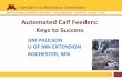 Automated Calf Feeders: Keys to Success · CHECKLIST FOR CALF FEEDER Make sure enough milk replacer is in hopper! Once every 6 months clean hopper. Calibrate machine at least every