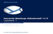 Acronis Backup Advanceddl.acronis.com/u/pdf/AcronisBackupAdvanced_11.7... · Windows Server 2003/2003 R2 - éditions Standard et Enterprise (x86, x64) ... Il vous suffit d'importer