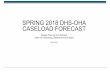 SPRING 2018 DHS-OHA CASELOAD FORECAST · 2020-06-06 · SPRING 2018 DHS-OHA CASELOAD FORECAST This document summarizes the Spring 2018 forecasts of client caseloads for the Oregon