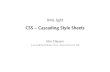 CSS -- Cascading Style Sheets joern/edu/xml/xmllight04/xml3...آ  XML light CSS إ’ Cascading Style Sheets