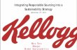 Integrating Responsible Sourcing into a Sustainability ......Integrating Responsible Sourcing into a Sustainability Strategy September 14 th, 2016 Mary Tate Manager Global Sustainability