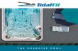 THE EXERCISE POOL€¦ · Your TidalFit Exercise Pool can include aquatic training equipment: ROWING BARS Smooth, low-impact, and non-load bearing, rowing spreads the exercise intensity