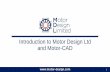 Introduction to Motor Design Ltd and Motor-CAD · 6 Motor-CAD EMag •Combined 2D finite element and analytical modelling approach •Calculates electrical & electromagnetic performance