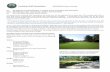 Carolinas Golf Association AGRONOMY Report Sample · - Aerification program - Topdressing program - Disease control program - Fertilizer program Tees, - General conditions and cultural