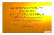 An Introduction to Solar PV & Case Studies from Cumbria€¦ · AN INTRODUCTION TO SOLAR PV & CASE STUDIES FROM CUMBRIA ... Designers and Installers of: >> Photovoltaics (PV) >> Small