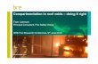Principal Consultant, Fire Safety Group BRE Fire Research ... · BRE Fire Research Conference, 9th June 2016. Work stream 3 -Construction details (roof voids, cavity barriers and
