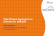 The DTrace backend on Solaris for x86/x64sergey/cs258/2009/... · DTrace architecture overview dtrace(1M), others – DTrace consumers libdtrace(3lib) – D compiler Results User