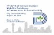 FY 2019-20 Annual Budget: Mobility Solutions ... Meeting Documents... · Mobility Solutions, Infrastructure, & Sustainability Department/Service FY 2019-20 Total Budget FY 2020-21