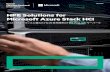 HPE Solutions for Microsoft Azure Stack & HPE …...Azure Stackコンピュートノード 設置・現調 保守サポート 以下のいずれかより選択 HPE 42U Advanced G2