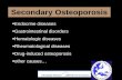 Secondary Osteoporosis - ESIM 2013 · Drug-induced osteoporosis Glucocorticoids Aromatase inhibitors (Arimidex®, Femara®) GnRH agonists (Zoladex®) Cyclosporine A Thiazolidinediones