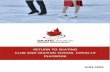 RETURN TO SKATING · Skate Canada activities with limitation. All Skate Canada sections may resume activities only if permitted by the jurisdiction in which they are located. For