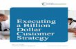 Executing a Billion Dollar Customer Strategy€¦ · You won’t have true accountability for customer-focused objectives unless you measure them and hold the right people accountable