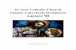 Augusta MI Family Catechesis Handbook St Ann …...2019/09/17  · learning what is true, good and beautiful. Once a child knows what is good, true and beautiful, s/he can freely choose