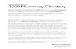 2020 Pharmacy Directory - December - Kaiser Permanenteinfo.kaiserpermanente.org/info_assets/directory/... · Pittsburgh, PA 15213 412-623-6222 Foundation Care, LLC. 4010 Wedgeway