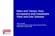 Mars and Venus: How Europeans and Americans …...zIndia zArgentina zEuropean Union zIsrael zJapan zAustralia zBelgium zSweden 7 Mars and Venus: How Europeans and Americans View and