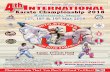Official Invitation · with your country's flag on the invitation as well as the championship posters. 2. Events Male Individual Kumite 20 kg 25 kg 30 kg 35 kg 40 kg 45 kg 50 kg ...