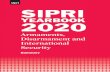 SIPRI Yearbook 2020, Summary - contexto.org · SIPRI Yearbook 2020. presents a combination of original data in areas such as world military . expenditure, international arms transfers,