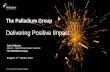 Delivering Positive Impact - UN ESCAP...© Palladium 2019 Title Goes Here - 2 - Palladium is a global impact firm, working to link social progress and commercial growth. For the past