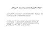 BID DOCUMENTS - Joliet Park District · joliet, il 60435 . invitation to bid . project title: 2020 golf courses tee & green supply . bid form and specifications for said bid stated
