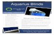 Issue 12 – Vertical blindsJanuary 2016 Aquarius …Issue 12 – Vertical blindsJanuary 2016 Aquarius Blinds 10 Year life cycle tested About our Vertical blinds With an abundance