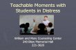 Teachable Moments with Students in Distress · 2020-07-30 · The Teachable Moment Motivational Interviewing and Stages of Change Prochaska, J. O. (1979). Systems of Psychotherapy: