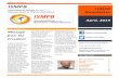 | Issue 11 1 ISMP Newsletter - Home | ISMPB · ISMP Newsletter April, 2019 ISMP International Society for the Measurement of Physical ehaviour Message from the President Over the