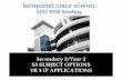 METHODIST GIRLS’ SCHOOL 2017 PTM Briefing YR 3 IP ... · Sec 2 O-track to Year 3 IP? Criteria for selection 1. Selection tests results (Test date is 24 Jun Sat) 2. School results