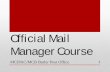 Official Mail Manager Course · characters such as script, italics, artistic, etc. 27 . Address Format: • XXXXXXXXXXXXX . Commander/Department Head (OPTIONAL) • XXXXXXXXXXXXX
