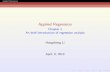 Applied Regression eserved@d =[@let@tokenhonli/teaching/Regression/... · An R Companion to Applied Regression, Dr. John Fox, Harvey Sanford Weisberg, 2010, Sage Publications. 3.