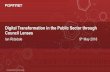 Digital Transformation in the Public Sector through Council Lenses · 2018-06-12 · Digital Transformation in the Public Sector through Council Lenses Ian Ridsdale 9th May 2018.