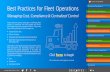 Best Practices for Fleet Operations - Home | Descartes · 2020-05-14 · Managing Compliance - New and evolving government regulations directly impact fleet operations. A 2015 ruling