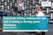 Powertrain testing: Embrace the new role of testing to develop … · 2020-07-27 · improve realism of subsystem testing • Hardware-in-the-loop testing • System-in-the-loop testing