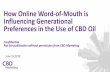 How Online Word-of-Mouth is Influencing Generational ......2019/06/12  · How Online Word-of-Mouth is Influencing Generational Preferences in the Use of CBD Oil Confidential Not for