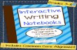 Interactive Writing Notebooks - I'm Lovin' Lit · Interactive notebooking took the place of my giving notes. I consider the time it takes my students to construct their interactive
