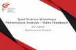 Sport Science Workshops Performance Analysis Video Feedback Feedback.pdf · Performance Analysis –Video Feedback Nur Adilah Performance Analyst. Thank you . NATIONAL YOUTH SPORTS