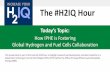 The #H2IQ Hour...1. Across Mobility Applications 1.1 Mobility Infrastructure Development & Market Expansion 1.2 Harmonization of Regulations, Codes, and Standards (RCS) 1.3 Research