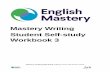Mastery Writing Student Self-study Workbook 3€¦ · each of these words in your writing to help you write your horror story. Tick off the words as and when you use them in your
