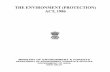 THE ENVIRONMENT (PROTECTION) ACT, 1986ls1.and.nic.in/doef/WebPages/ActsNRules/The Environment (Protecti… · THE ENVIRONMENT (PROTECTION) ACT, 1986 MINISTRY OF ENVIRONMENT & FORESTS