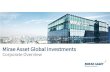 Mirae Asset Global Investments · Group Overview Founded in 1997, Mirae Asset Global Investments is the asset management arm of the Mirae Asset Financial Group, one of ... USD 104