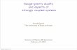 Gauge-gravity duality and aspects of strongly …sanjib/slides/Arnab-Colloquium...2013/02/12  · Gauge-gravity duality and aspects of strongly coupled systems Arnab Kundu The University