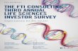 2013 Life Sciences Investor Survey - A Global Consulting FirmJune 2013 3 The largest contingency of participants feels that current global economic conditions are increasing their